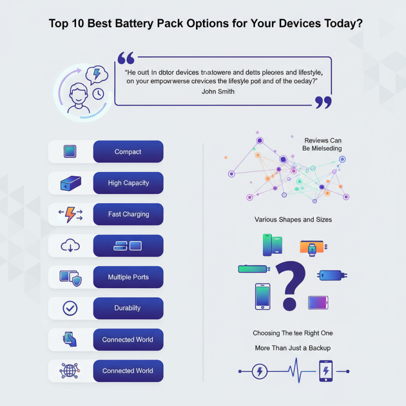Top 10 Best Battery Pack Options for Your Devices Today?