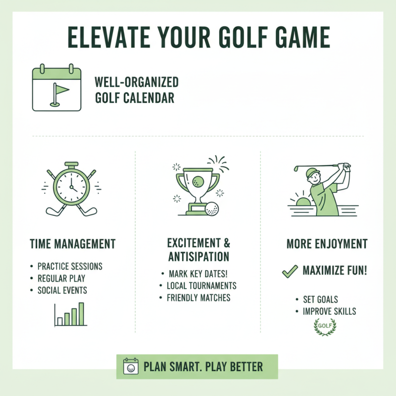2026 How to Organize Your Golf Calendar for Maximum Enjoyment?