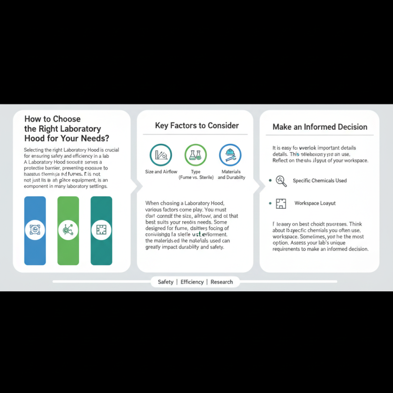 How to Choose the Right Laboratory Hood for Your Needs?