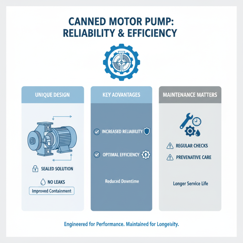 What is a Canned Motor Pump and How Does it Work?