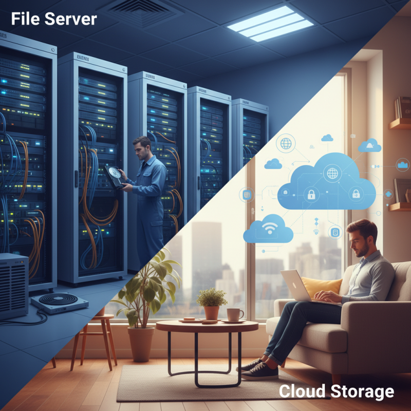 How to Choose Between File Server and Cloud Storage for Your Business?