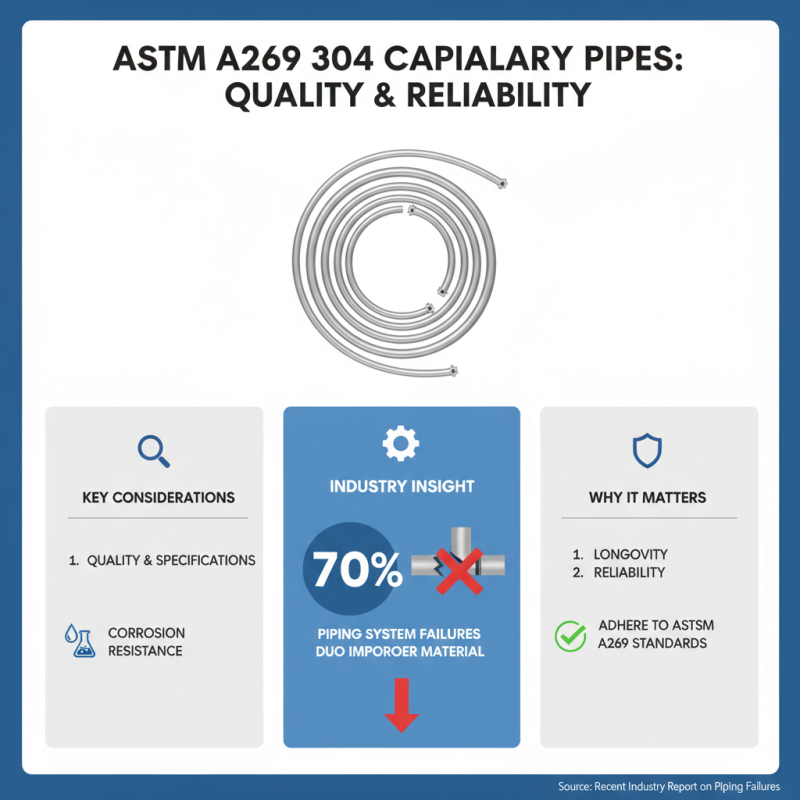 How to Choose Astm A269 304 Capillary Pipe for Your Project?