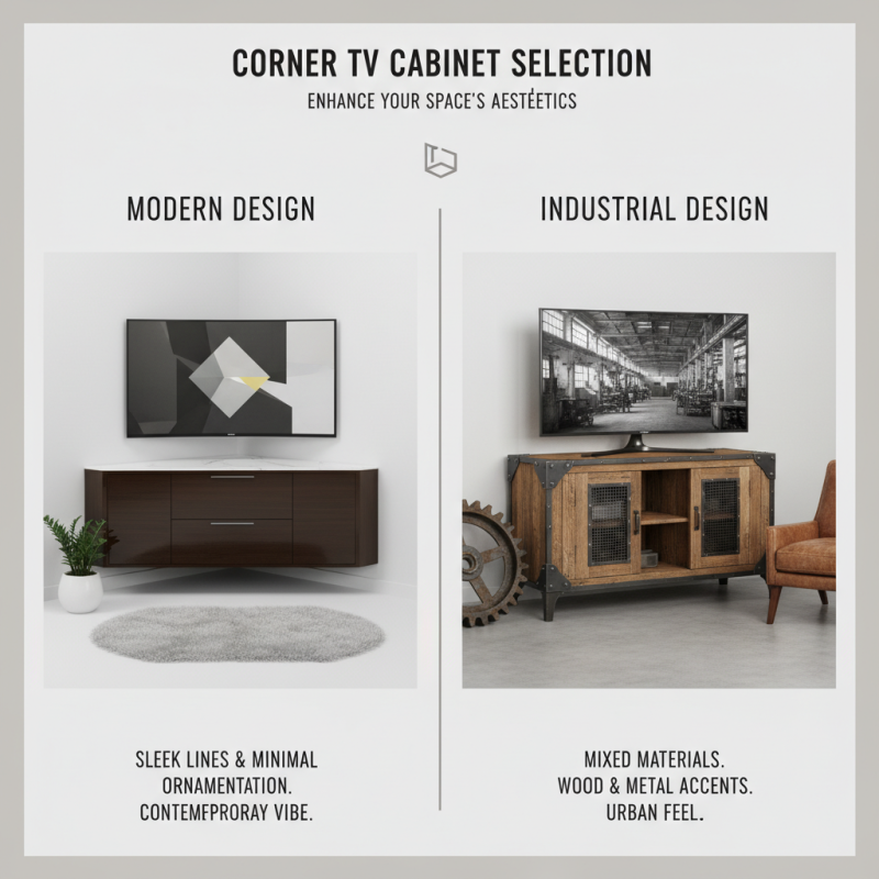 How to Choose the Best Modern Corner TV Cabinet for Your Space?