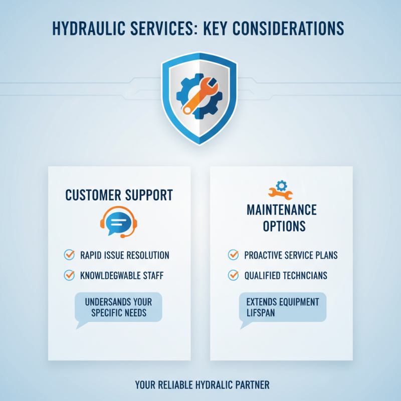 How to Choose the Right Hydraulic Services for Your Needs?