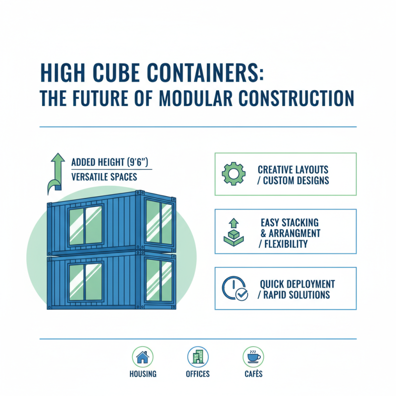 Top 10 Uses for High Cube Shipping Containers in Modern Industry?