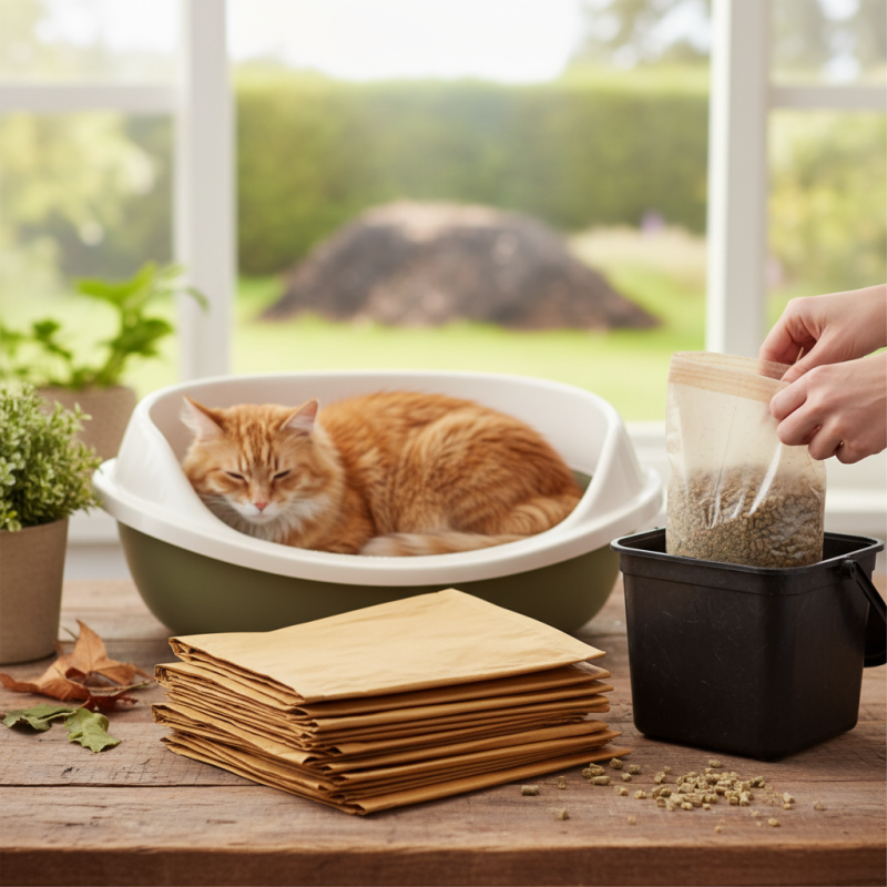 How to Choose Compostable Cat Litter Bags for Your Feline?