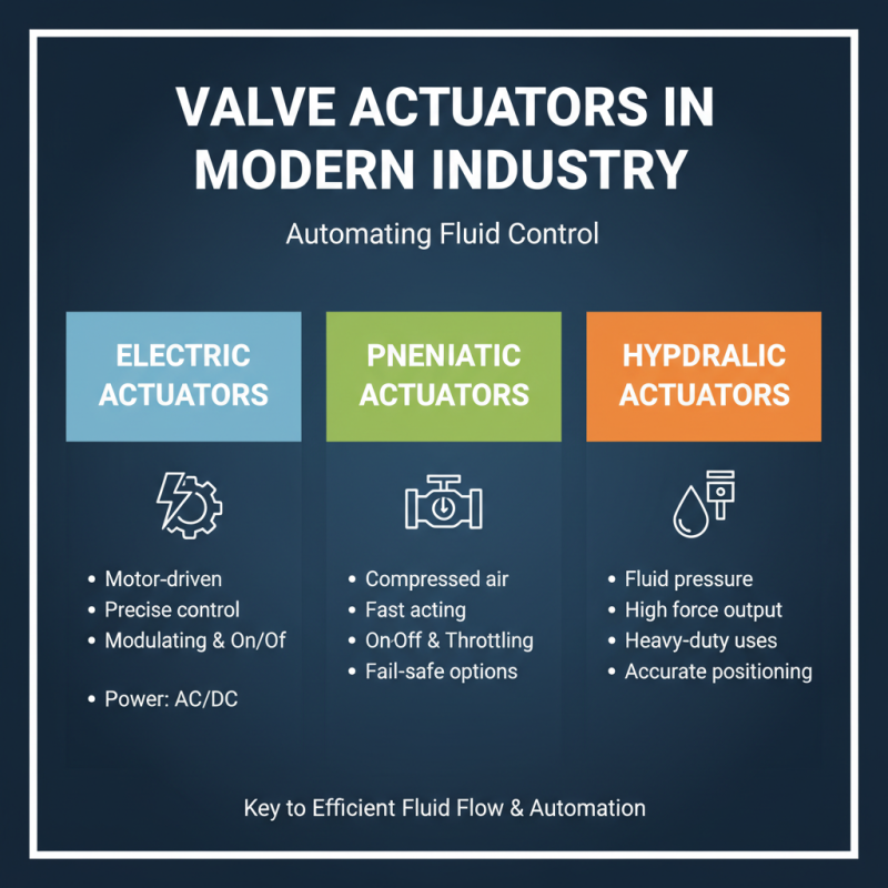 Top Valve Actuator Types and Their Applications in Modern Industry?