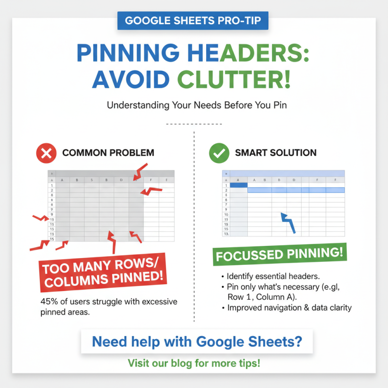 How to Pin Header in Google Sheets for Easy Navigation?