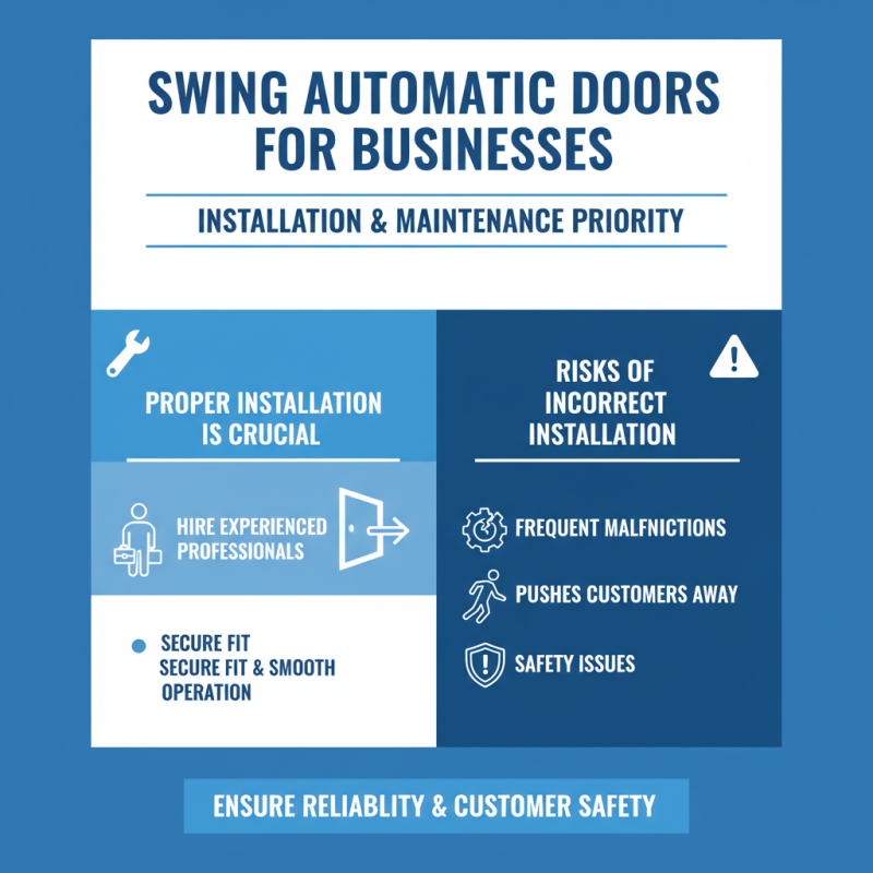 How to Choose Swing Automatic Doors for Your Business?