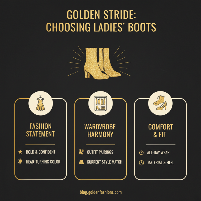 Ultimate Guide to Choosing Ladies Gold Boots that Shine?