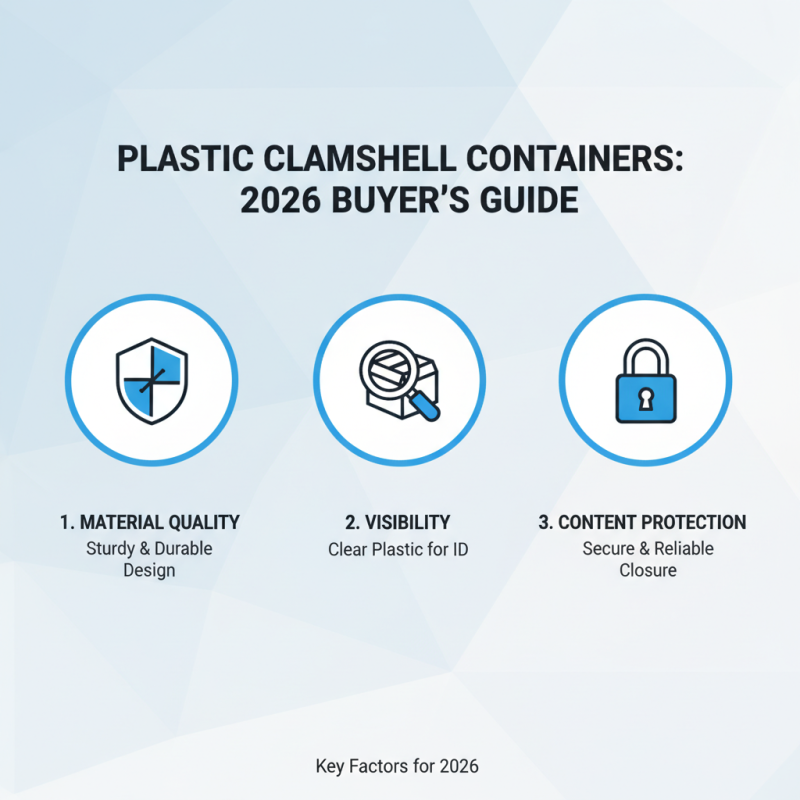 Best Plastic Clamshell Containers for 2026 What to Know?