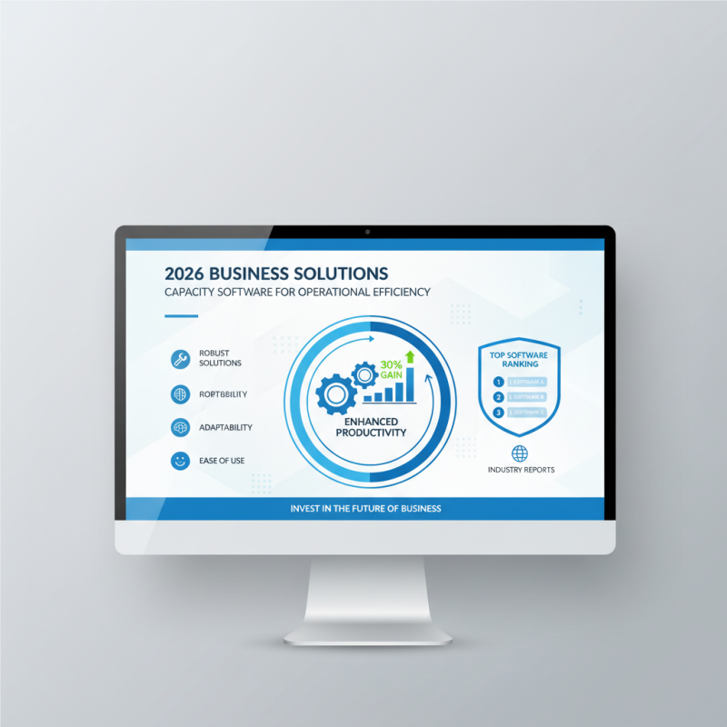 2026 Top Capacity Software Solutions for Businesses?