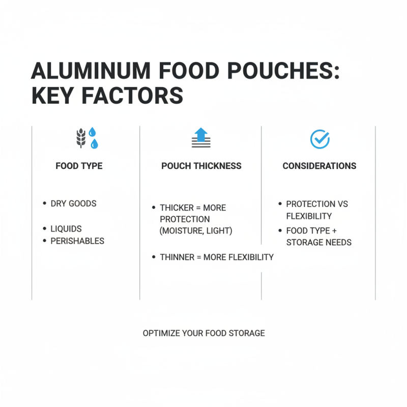 How to Choose the Right Aluminum Pouches for Food Storage?