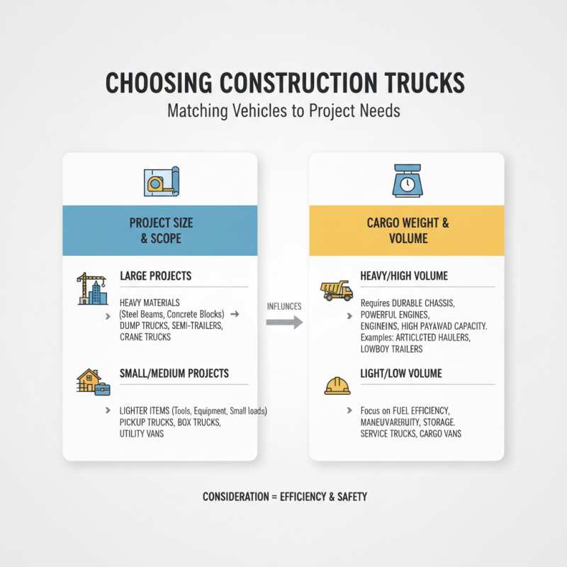 How to Choose the Right Construction Trucks for Your Project?