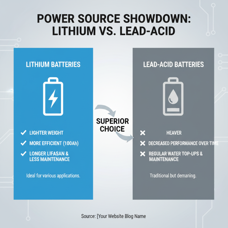 Why Choose a 100ah Lithium Battery for Your Power Needs?