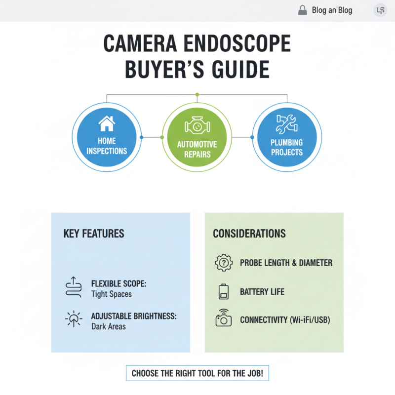 How to Choose the Best Camera Endoscope for Your Needs?