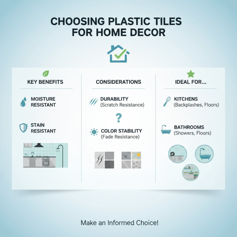 How to Choose the Best Plastic Tile for Your Home Decor?
