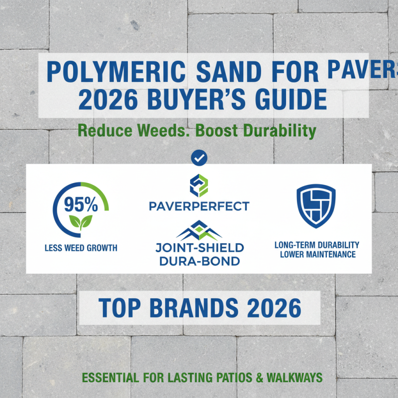 2026 Best Polymeric Sand for Pavers Review and Comparison Guide?