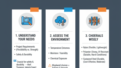 How to Choose the Best Cable Support Net for Your Needs?