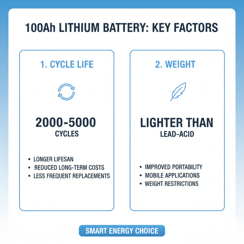Why Choose a 100ah Lithium Battery for Your Power Needs?