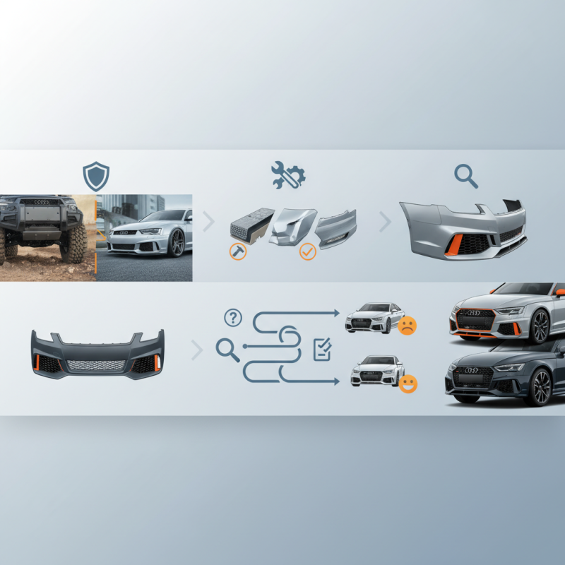 How to Choose the Right Front Bumper for Your Audi?