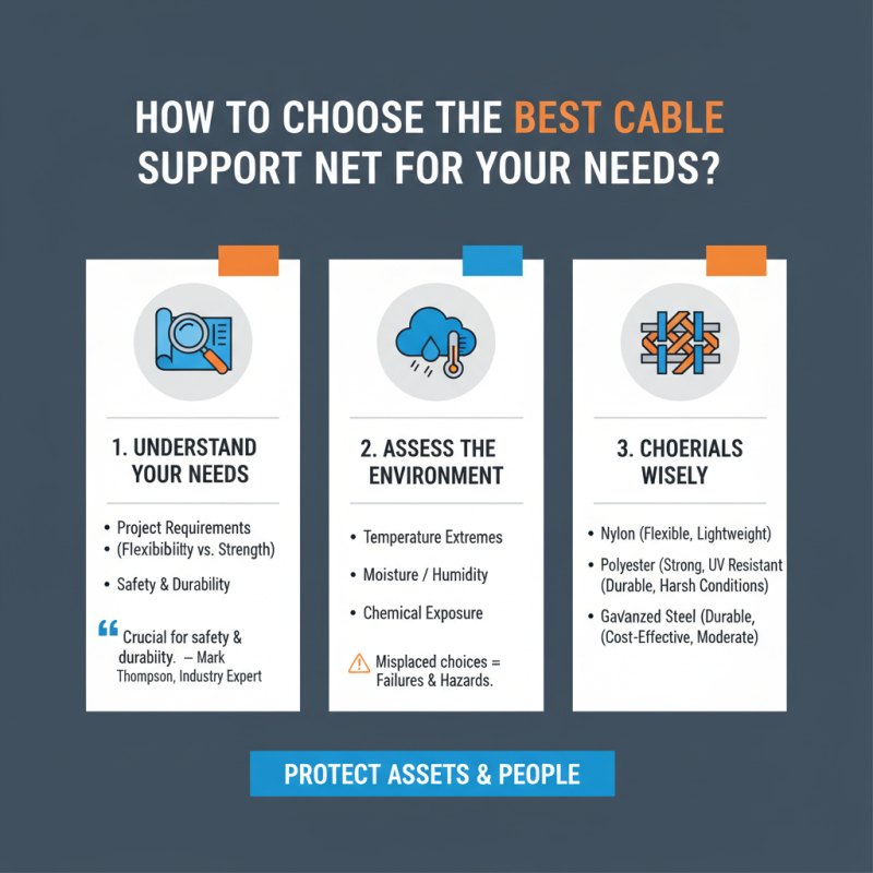 How to Choose the Best Cable Support Net for Your Needs?