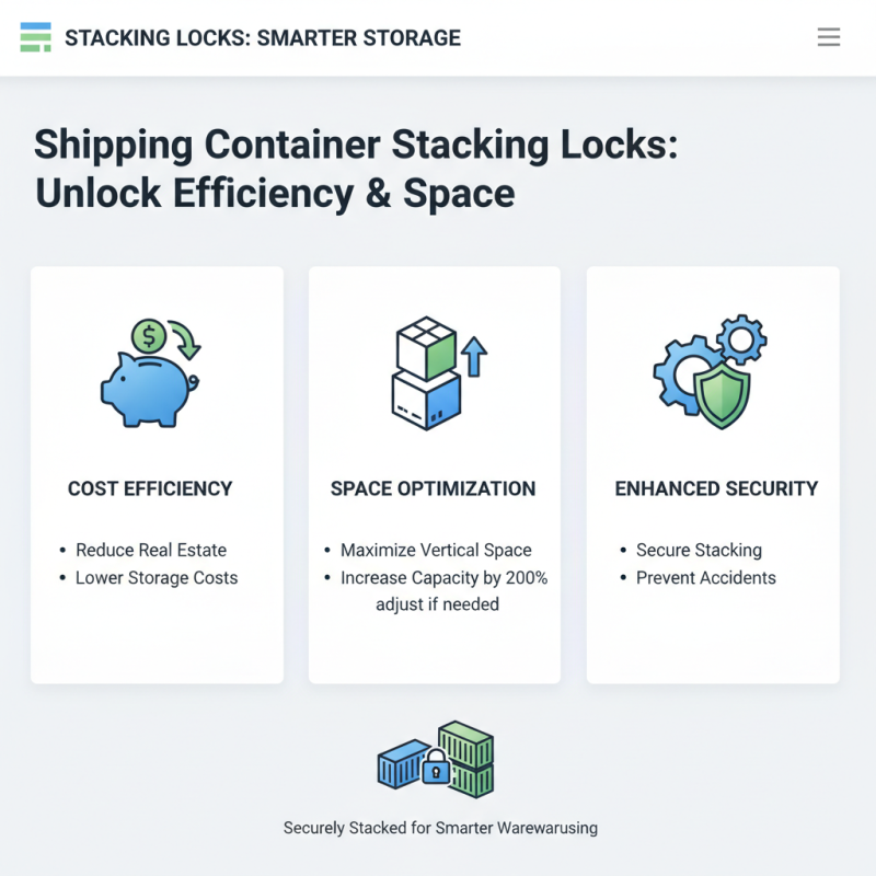 Top 10 Benefits of Using Shipping Container Stacking Locks?