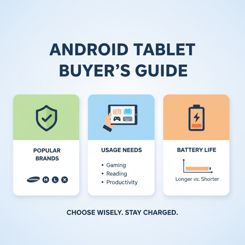How to Choose the Best Android Tablet for Your Needs?