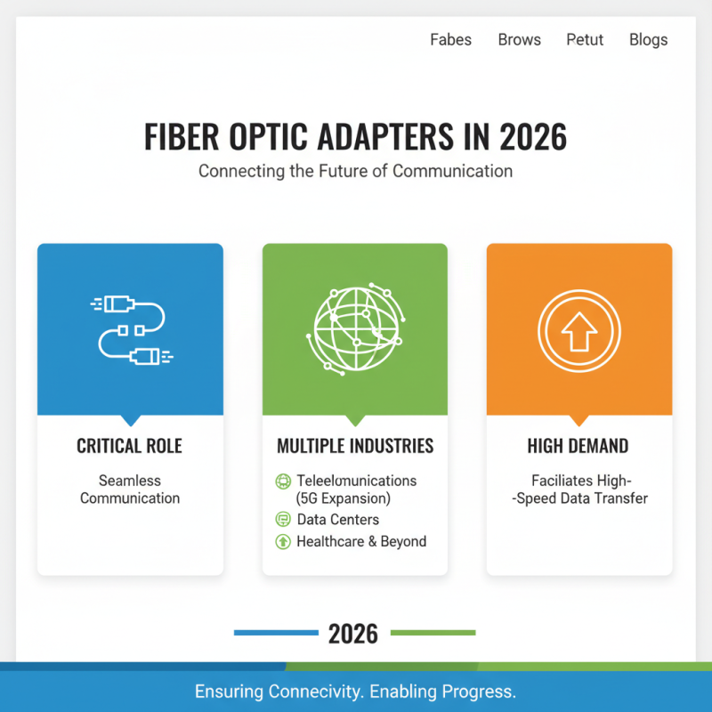 2026 Best Fiber Optic Adapter Types for Your Network Needs?