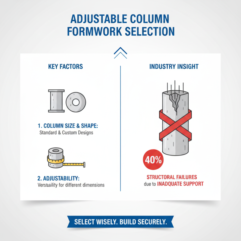 How to Choose and Use Adjustable Column Formwork Effectively?