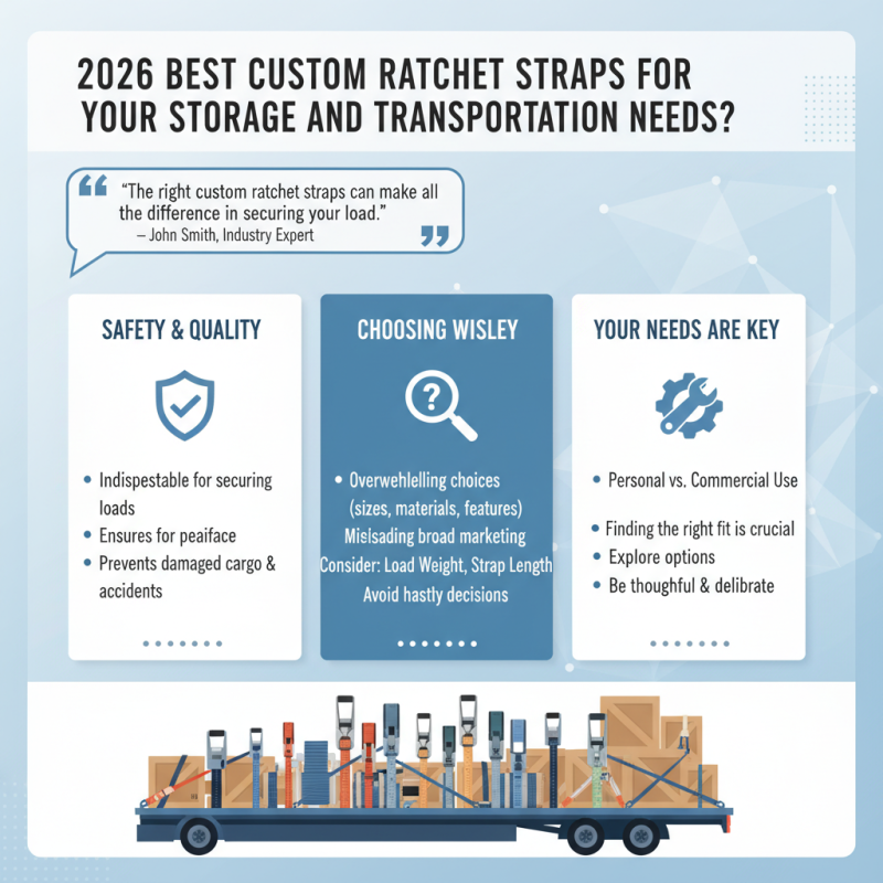 2026 Best Custom Ratchet Straps for Your Storage and Transportation Needs?