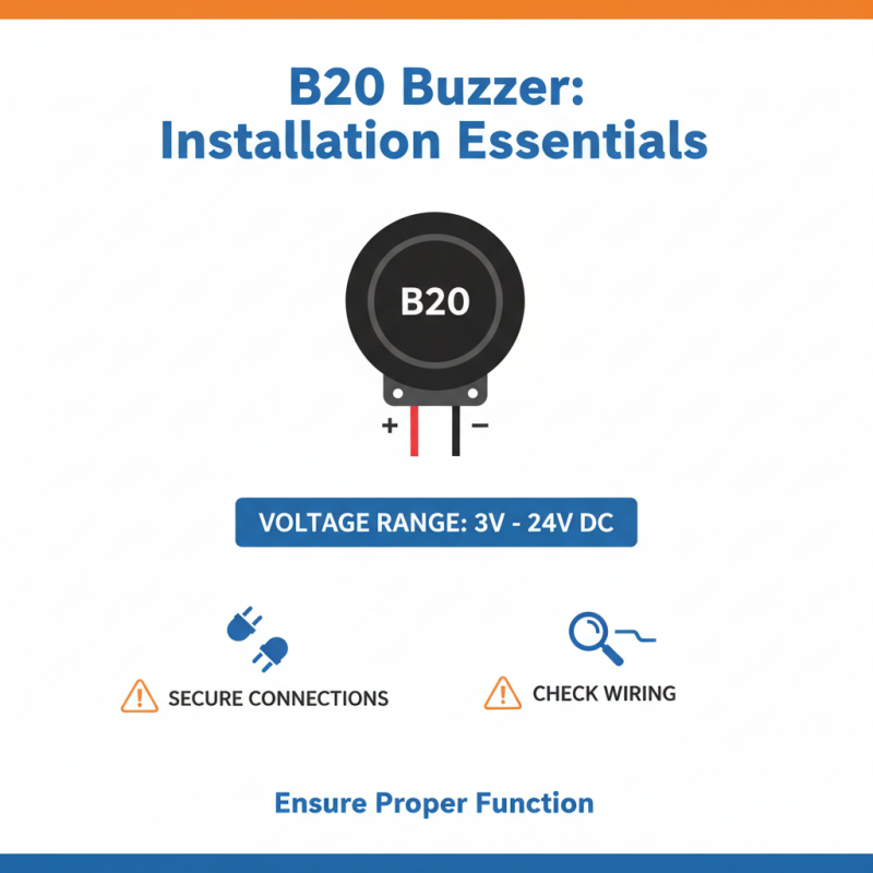Why B20 Buzzer Is the Best Choice for Your Next Project?
