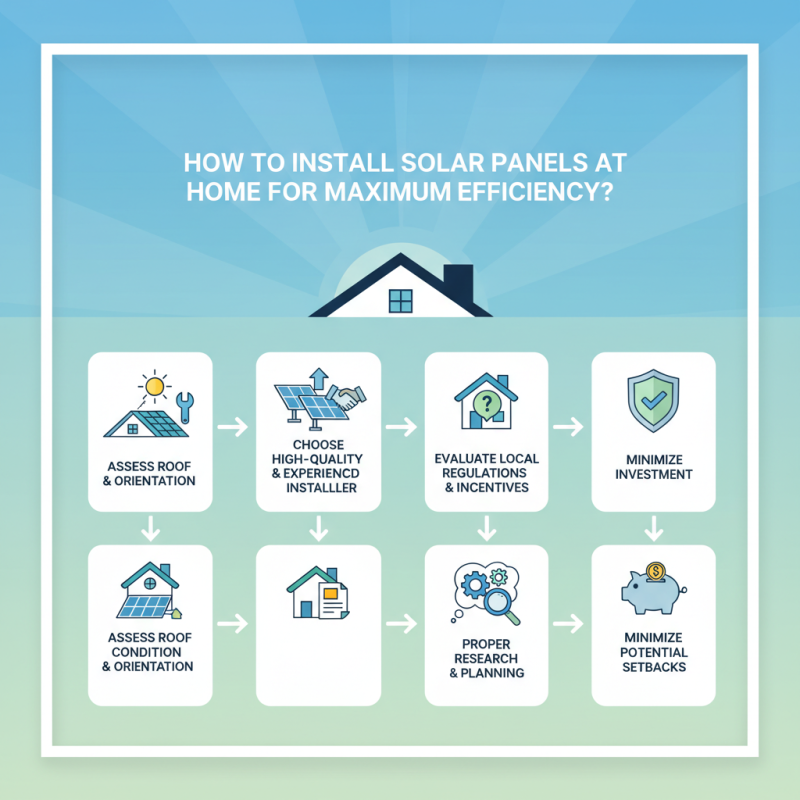 How to Install Solar Panels at Home for Maximum Efficiency?