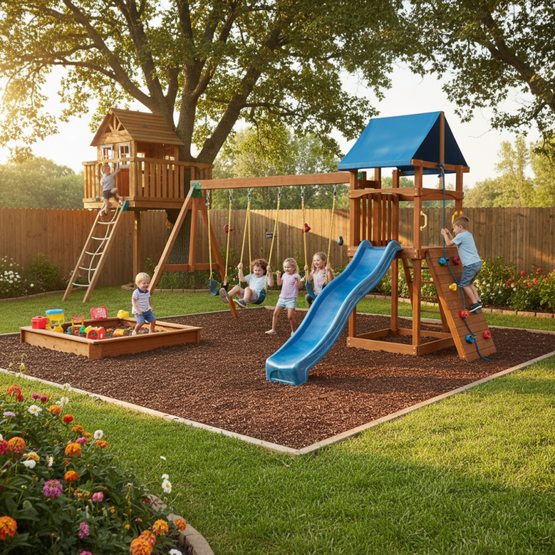 Why Choosing Backyard Playground Equipment is Essential for Child Development?