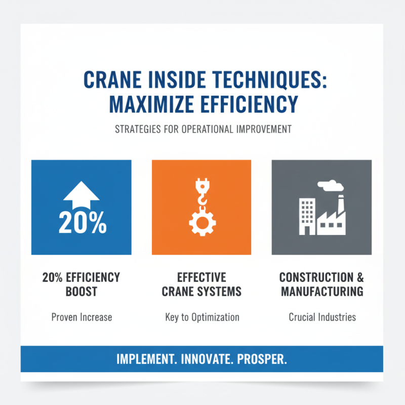 How to Use Crane Inside Effectively to Enhance Your Work?