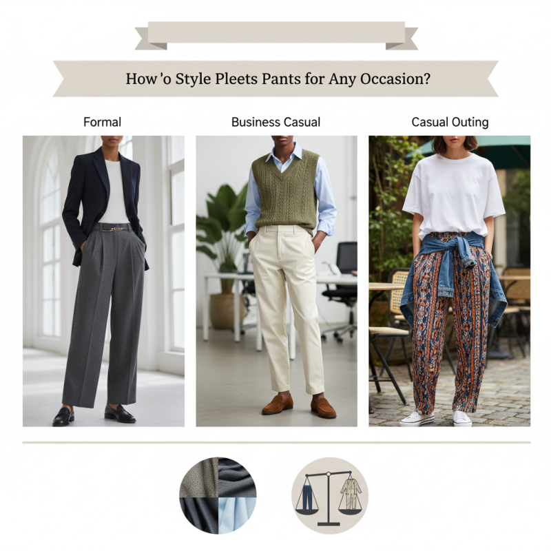How to Style Pleats Pants for Any Occasion?