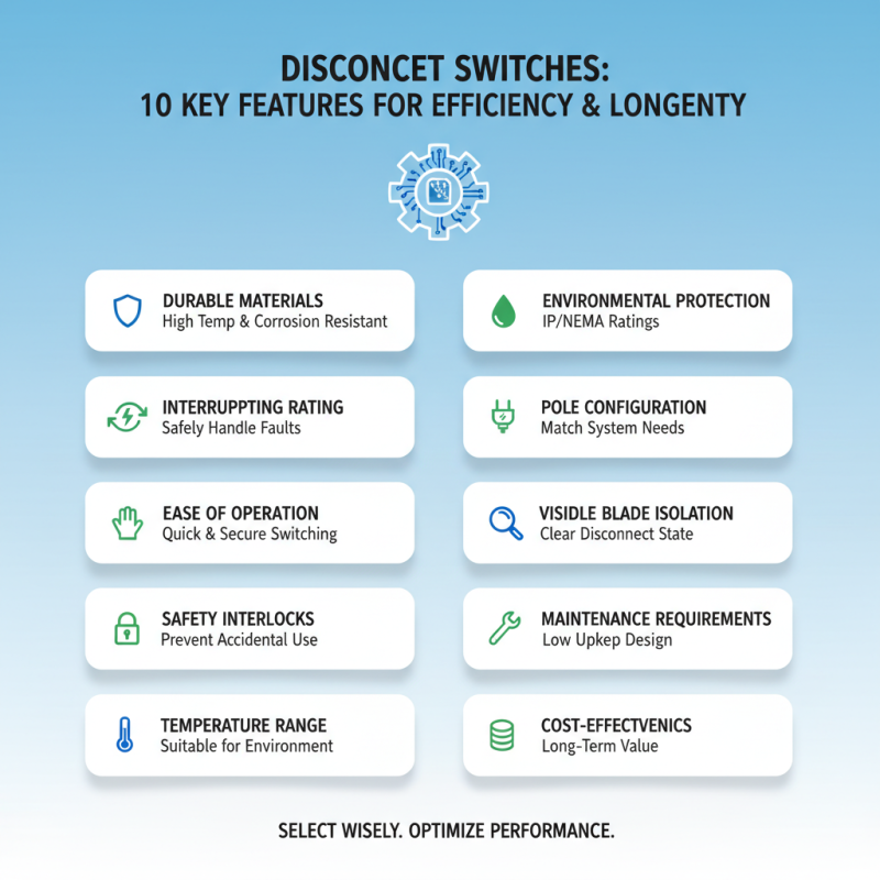 10 Best Disconnect Switches for Efficient Electrical Management?