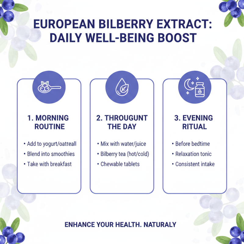 How to Use European Bilberry Extract for Enhanced Health Benefits?
