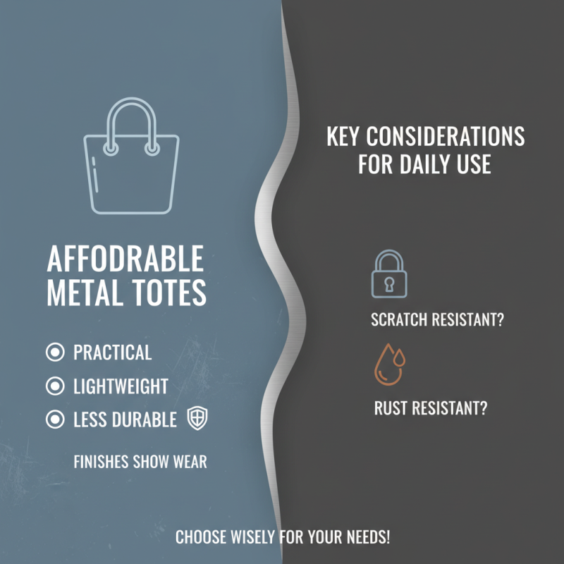 2026 Best Metal Tote Options for Everyday Use?