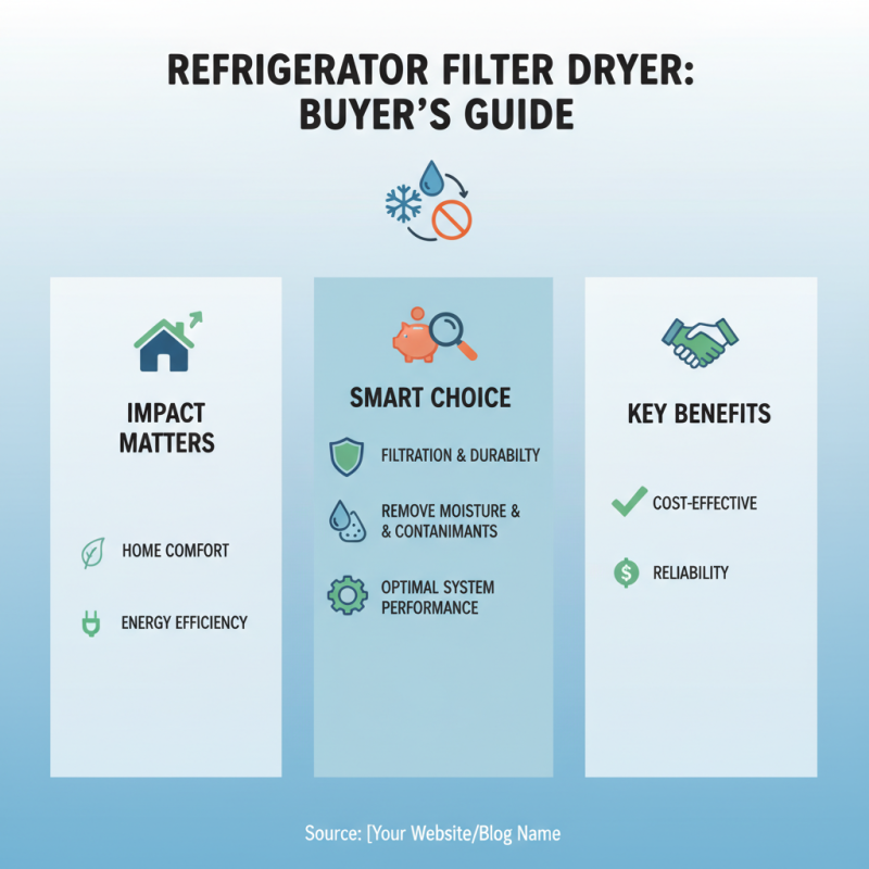 Top Essential Tips for Choosing a Refrigerator Filter Dryer for Your Home