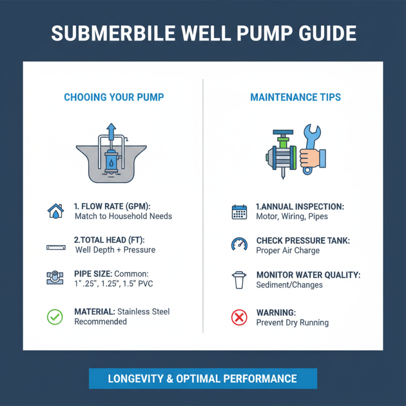 2026 How to Choose the Best Submersible Well Pump for Your Needs?