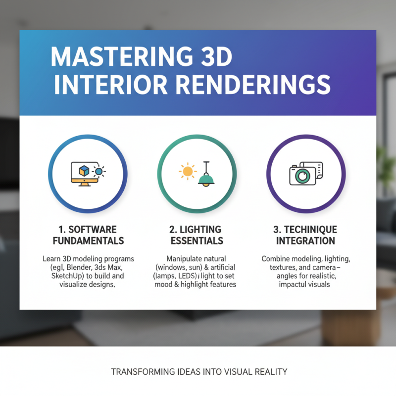 How to Create Stunning 3D Interior Rendering for Your Home?