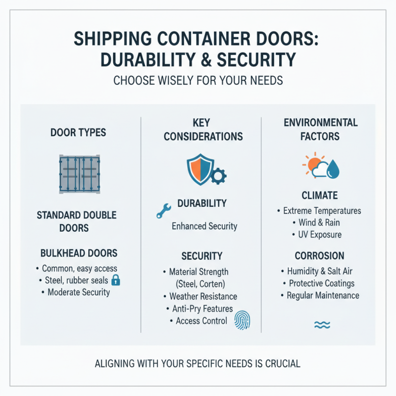 2026 How to Choose the Right Shipping Container Doors for Your Needs?
