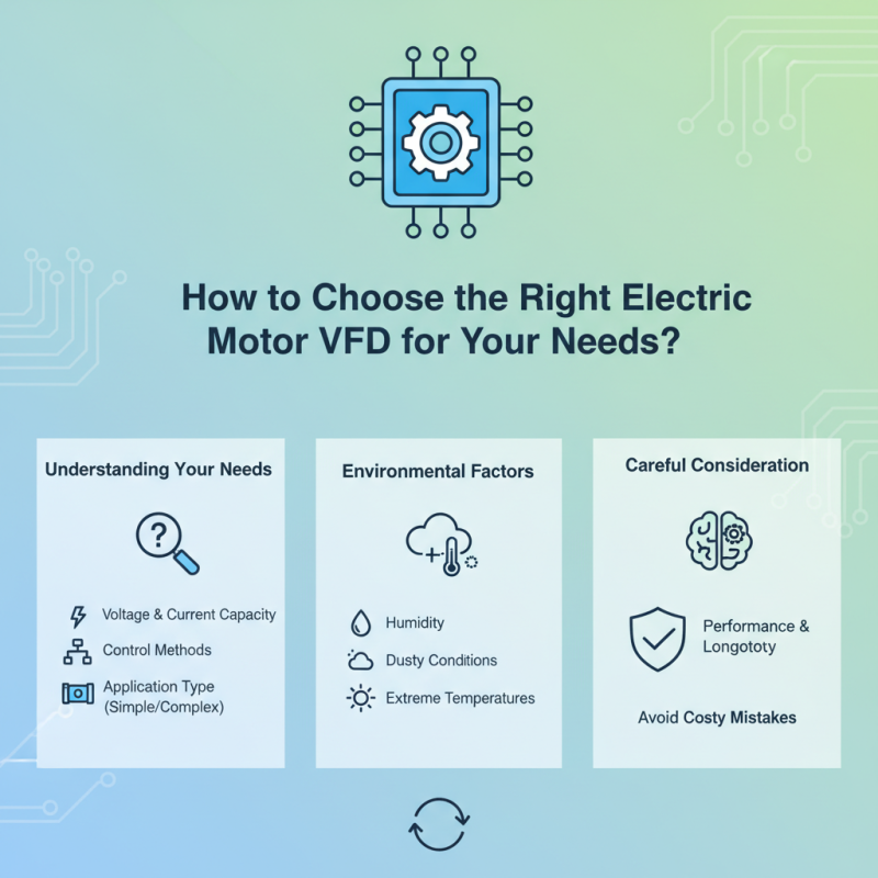 How to Choose the Right Electric Motor VFD for Your Needs?