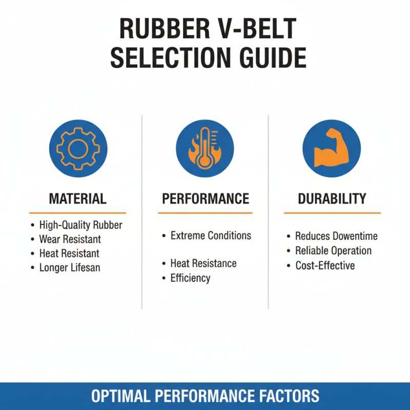 Top 10 Best Rubber V Belts for Optimal Performance in 2026?