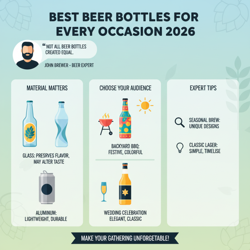 Best Beer Bottles for Every Occasion 2026