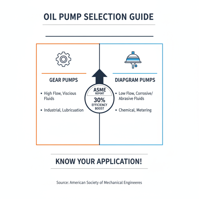 How to Choose the Right Oil Pumps for Your Needs?