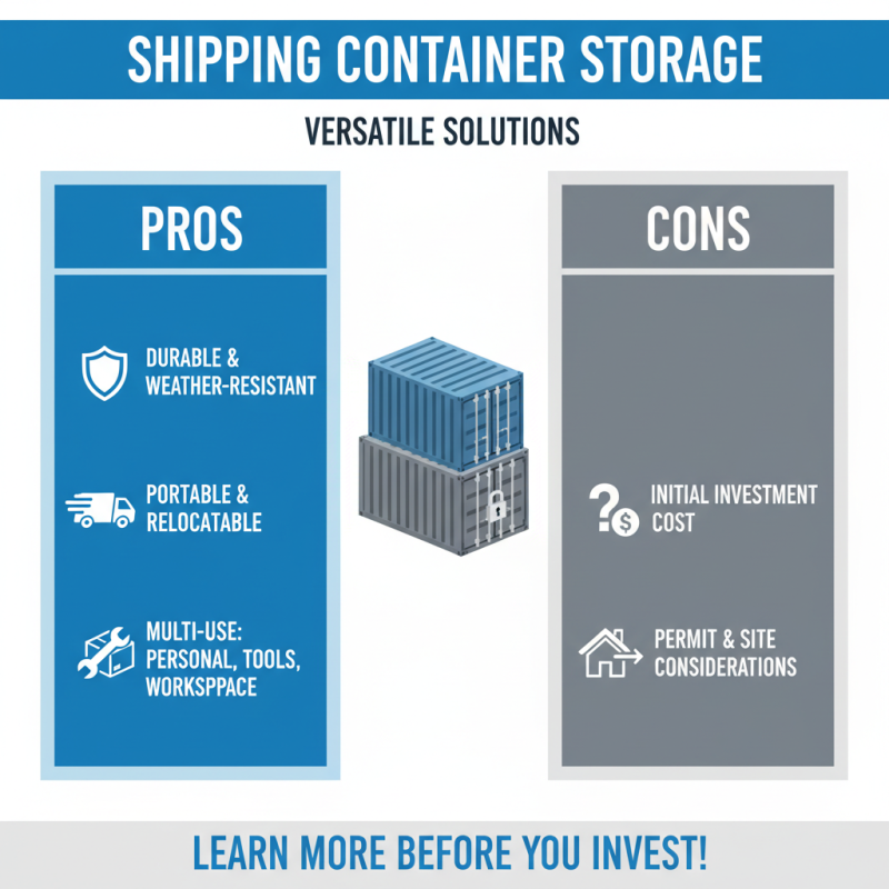 How to Choose the Best Shipping Container Storage Units?