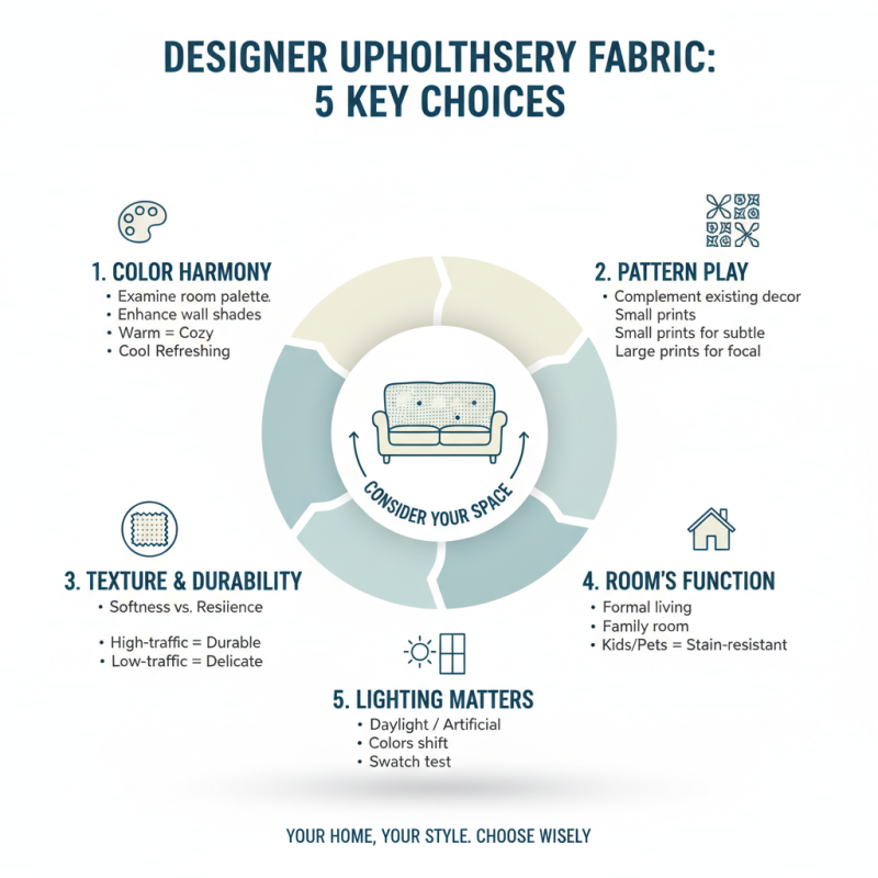 How to Choose the Right Designer Upholstery Fabric for Your Home?