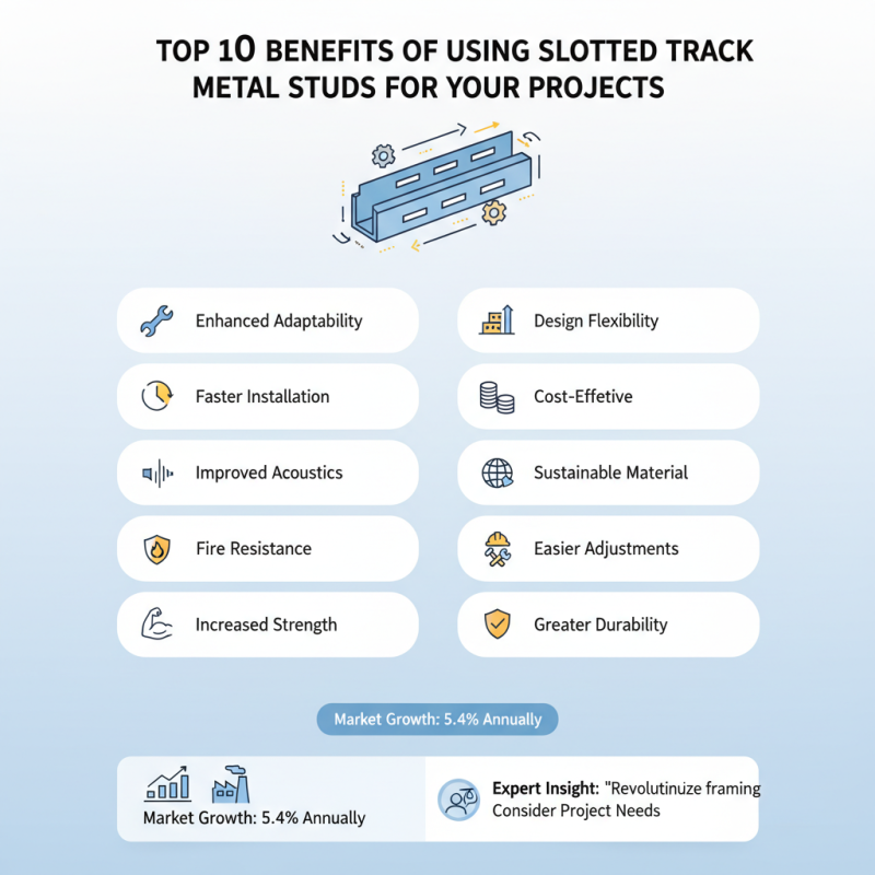 Top 10 Benefits of Using Slotted Track Metal Studs for Your Projects